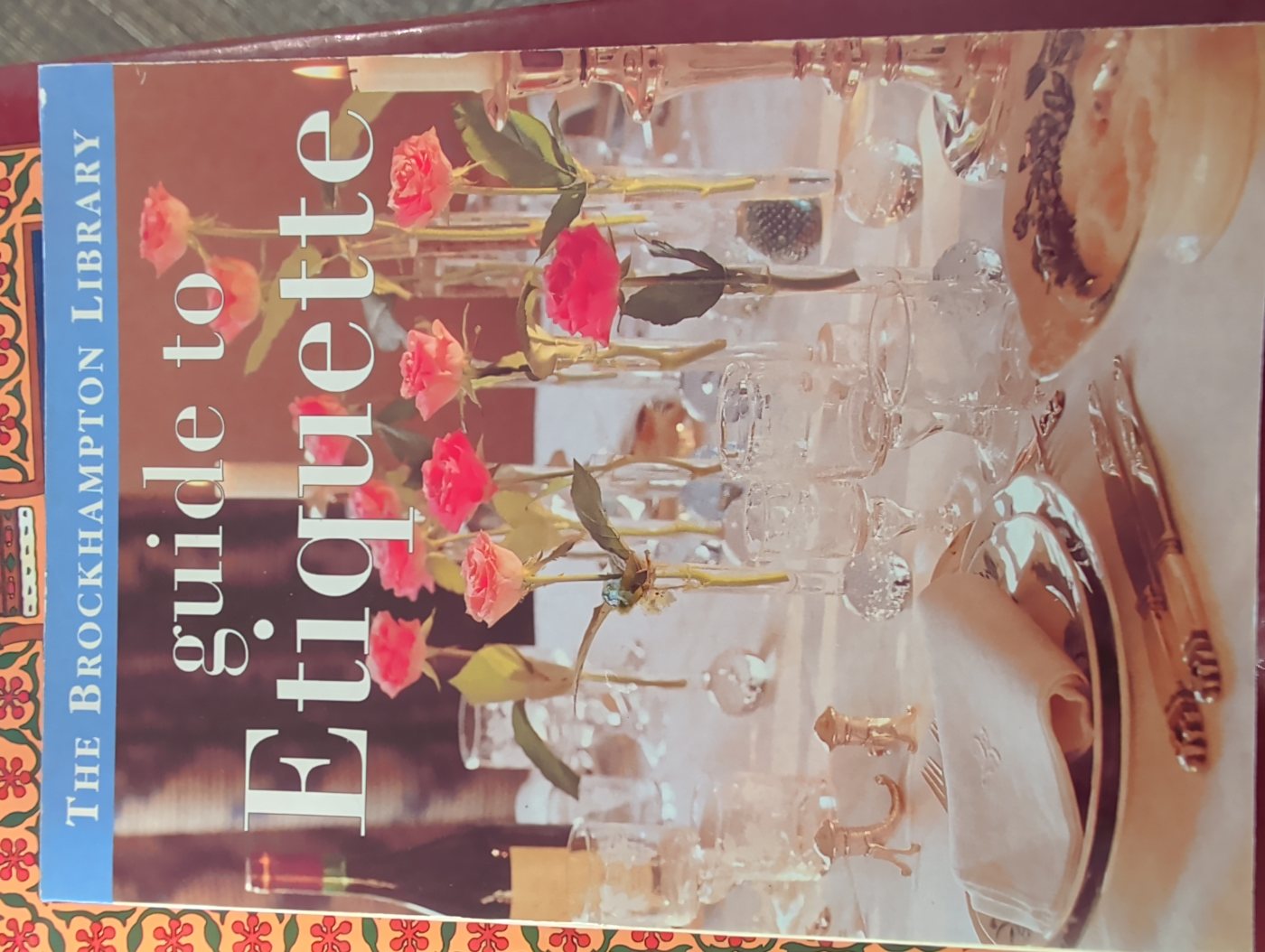 Cover of Book of Etiquette (Brockhampton Library)